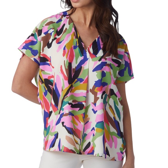 Crosby by Mollie Bunch Martha Tunic, Sunset Palms- Small top, Medium Shorts - Picture 2 of 7